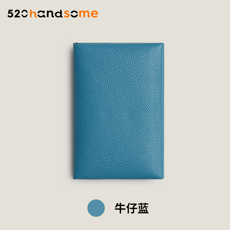 Applicable to H Calvi Solid Color Multi-Color Optional Handmade Hand-Stitched Goat Leather Bag Coin Purse Card Holder · Lemon Yellow (EP) Lining Minium Orange (EP)