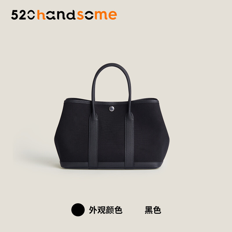 【Kolomomo Brand】 Handmade Wax Thread Canvas Garden Party Large Capacity Women's Bag Garden Bag Shoulder Handbag