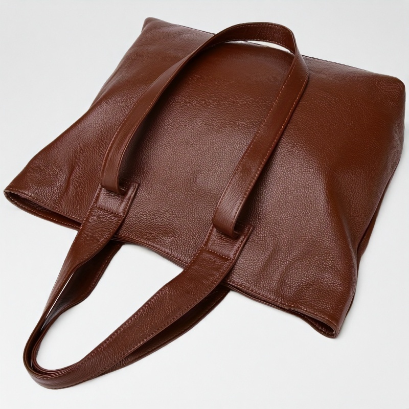 Authentic Leather Tote for Ladies - Spacious Design