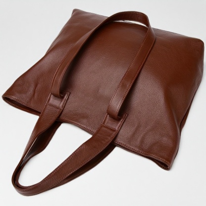 Authentic Leather Tote for Ladies - Spacious Design