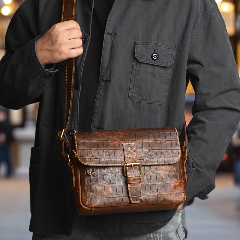 Genuine Leather Crossbody Bag