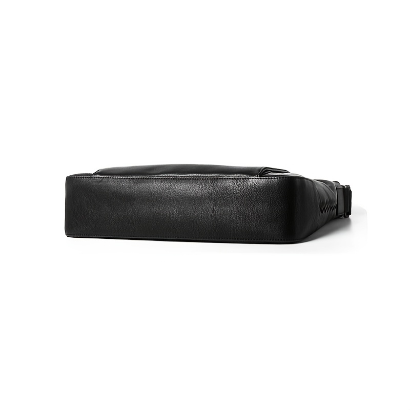 Men's Large-Capacity Cowhide Business & Casual Shoulder/Crossbody Bag