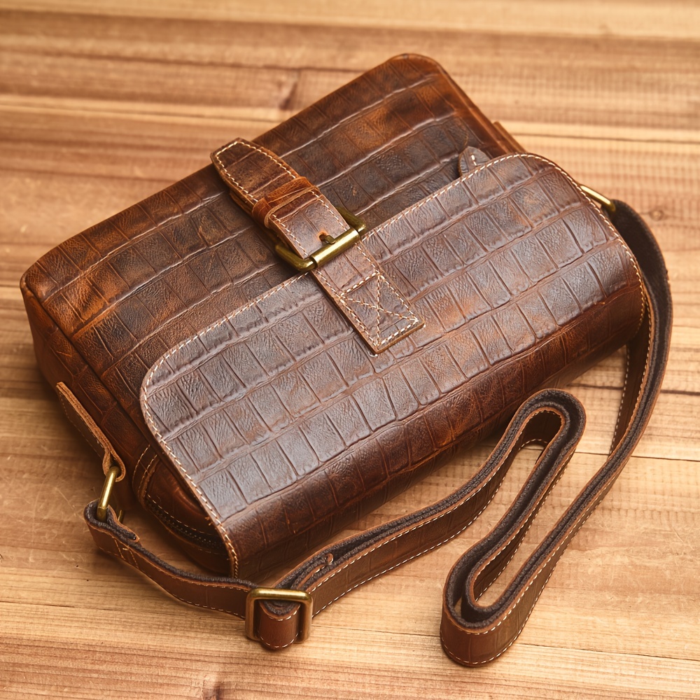 Genuine Leather Crossbody Bag