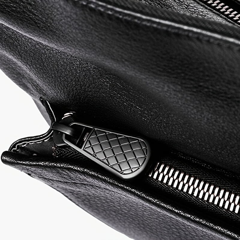 Men's Large-Capacity Cowhide Business & Casual Shoulder/Crossbody Bag