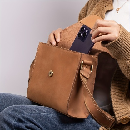 Genuine Genuine Leather Shoulder Bag for Women