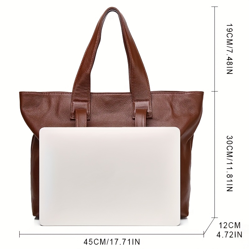 Authentic Leather Tote for Ladies - Spacious Design