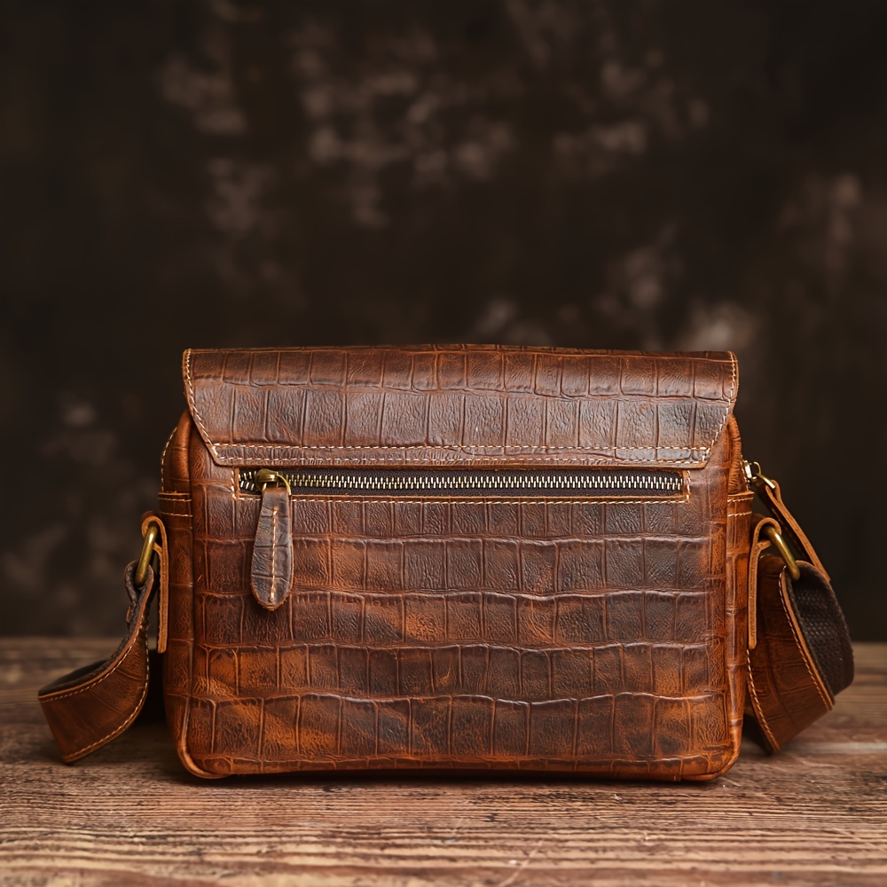 Genuine Leather Crossbody Bag