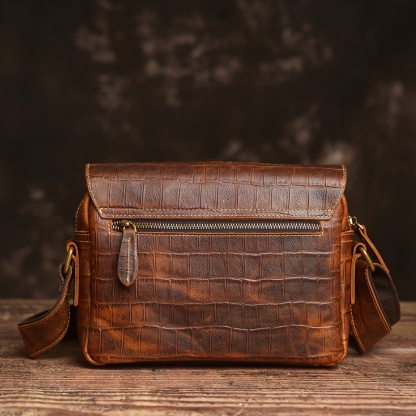 Genuine Leather Crossbody Bag