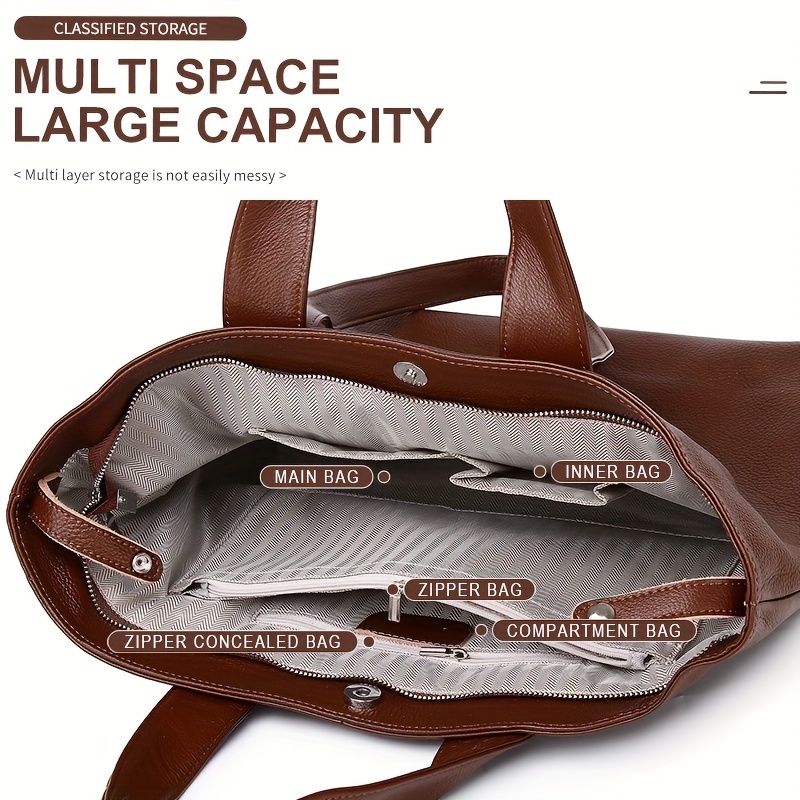 Authentic Leather Tote for Ladies - Spacious Design