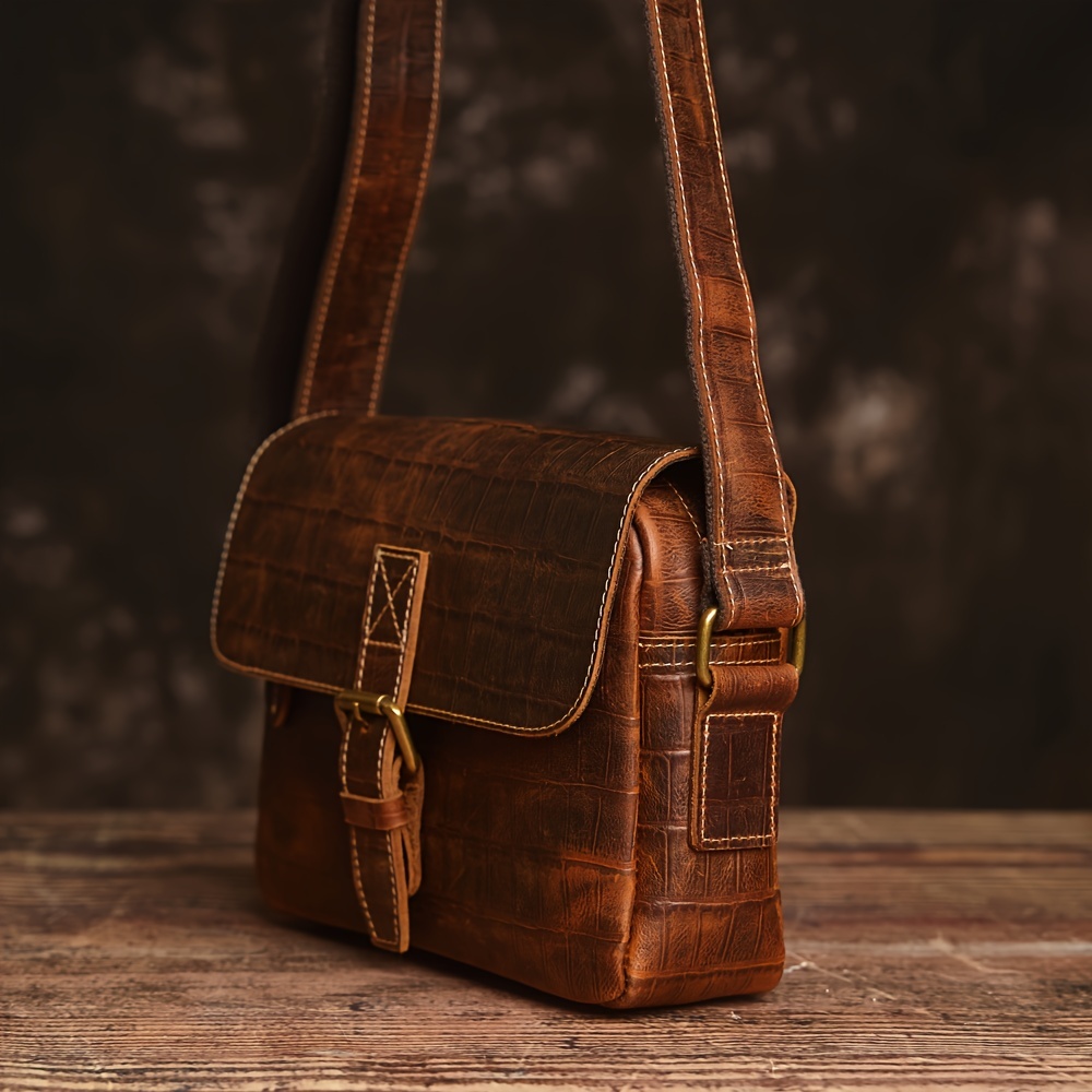 Genuine Leather Crossbody Bag