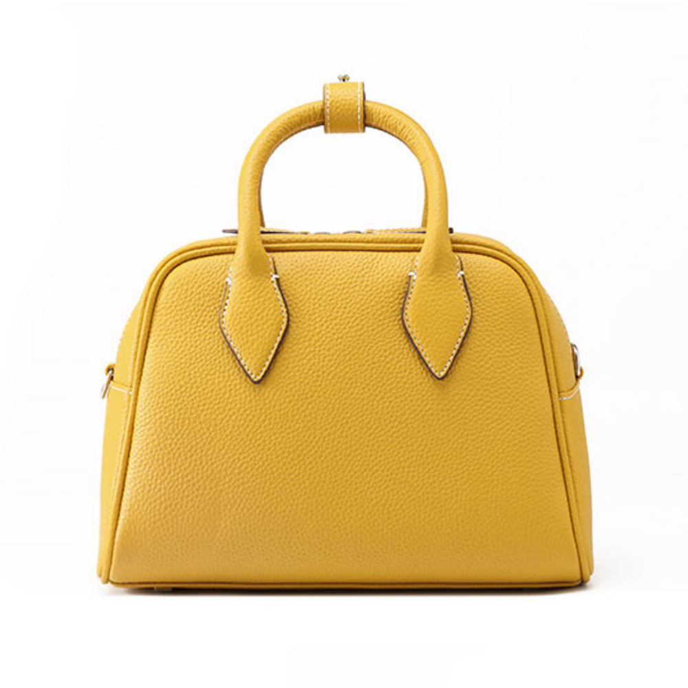 Handcrafted Full-Grain Leather Boston Pillow Tote