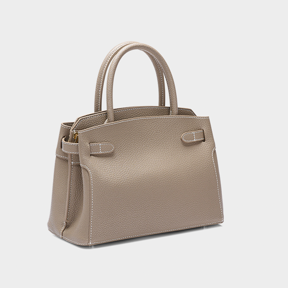 Handcrafted Full-Grain Leather Satchel-Crossbody Bag