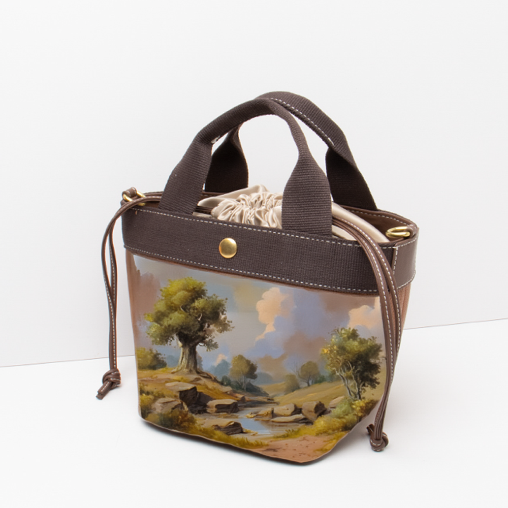 Handcrafted Full-Grain Leather Tote Bag for Women