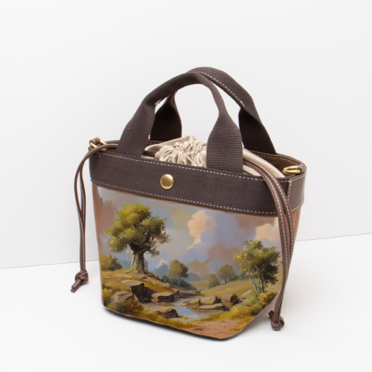 Handcrafted Full-Grain Leather Tote Bag for Women