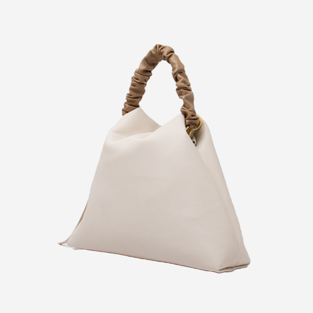 Handcrafted Leather Shoulder Tote | Vintage-Inspired Minimalist Design