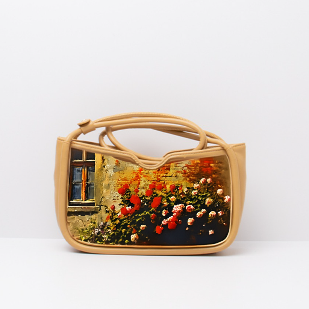Handcrafted Leather Shoulder Bag | Vintage-Inspired Minimalist Design