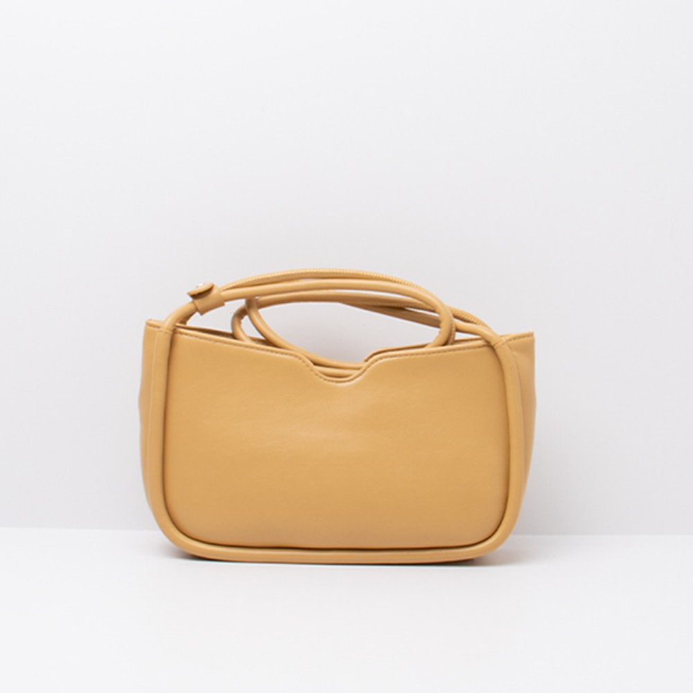 Handcrafted Leather Shoulder Bag | Vintage-Inspired Minimalist Design