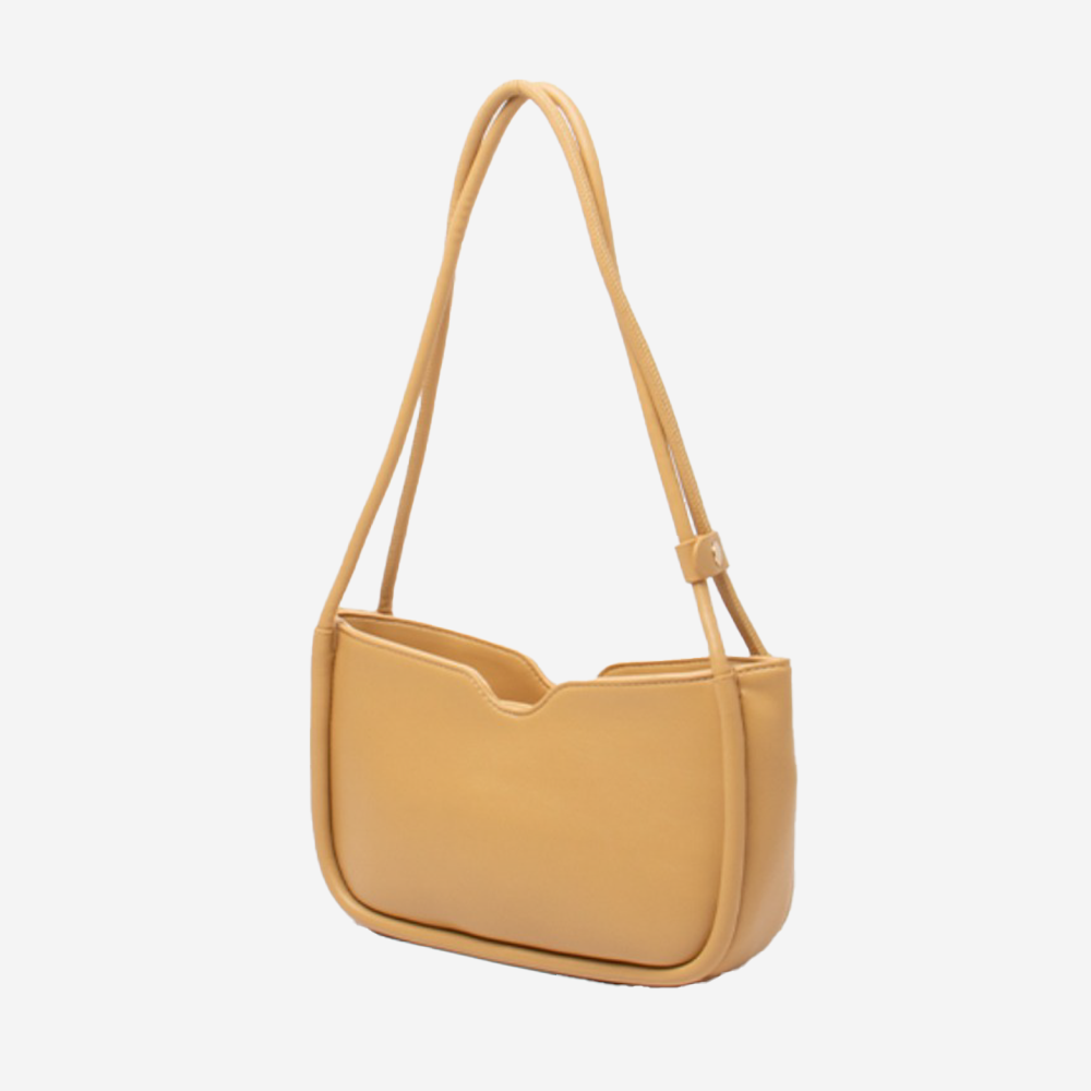 Handcrafted Leather Shoulder Bag | Vintage-Inspired Minimalist Design