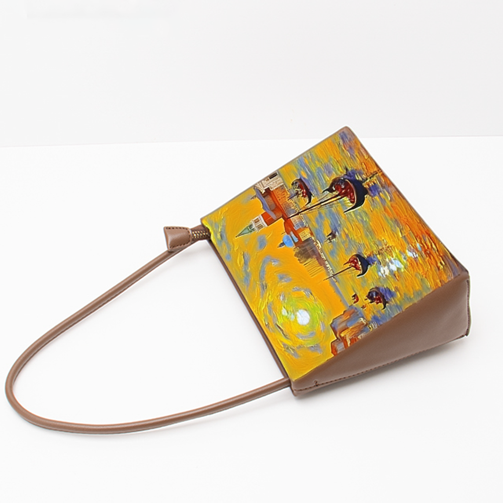 Handcrafted Full-Grain Leather Satchel | Retro-Minimalist Crossbody & Shoulder Bag