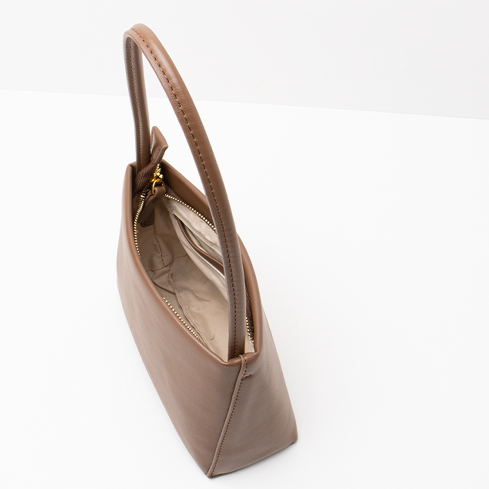 Handcrafted Full-Grain Leather Satchel | Retro-Minimalist Crossbody & Shoulder Bag