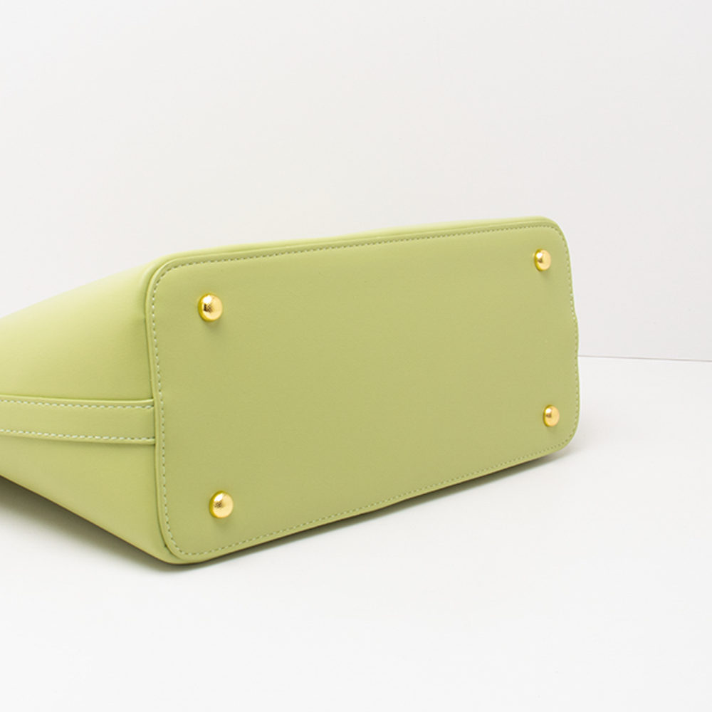 Handcrafted Full-Grain Leather Satchel | Vintage-Inspired Green Crossbody & Shoulder Bag