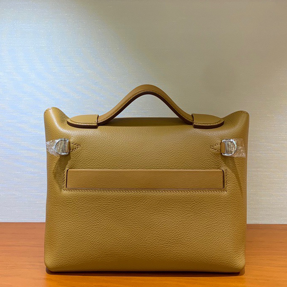 Handcrafted Genuine Leather Women's Bag - Earth Yellow, 25cm