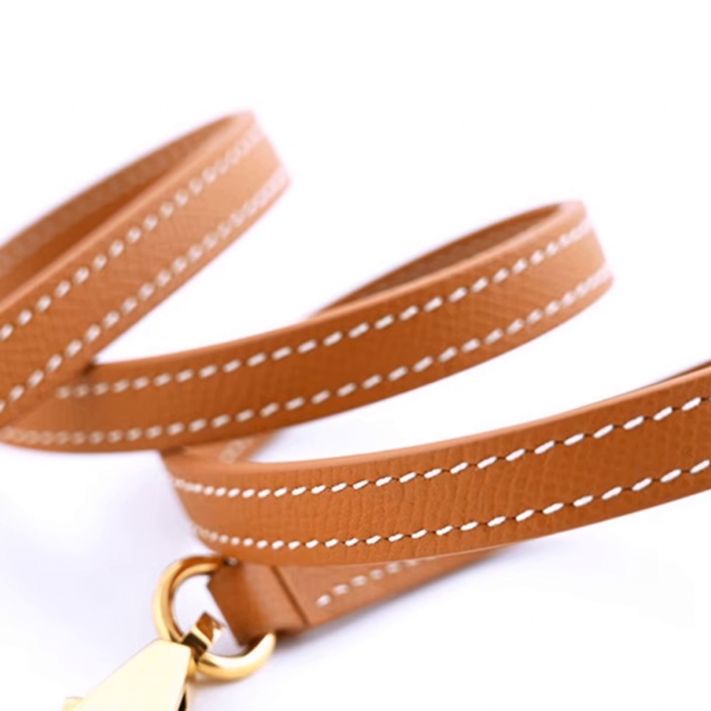 EP Leather Short Shoulder Strap, Single Shoulder Leather Bag Strap 78cm, Palm Grain Cowhide Handbag Strap, Bag Accessory