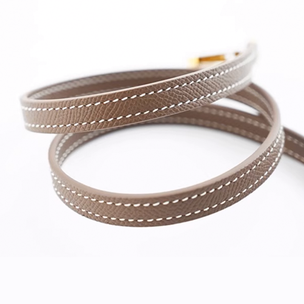 EP Leather Short Shoulder Strap, Single Shoulder Leather Bag Strap 78cm, Palm Grain Cowhide Handbag Strap, Bag Accessory