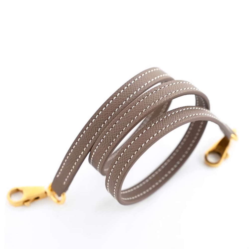EP Leather Short Shoulder Strap, Single Shoulder Leather Bag Strap 78cm, Palm Grain Cowhide Handbag Strap, Bag Accessory