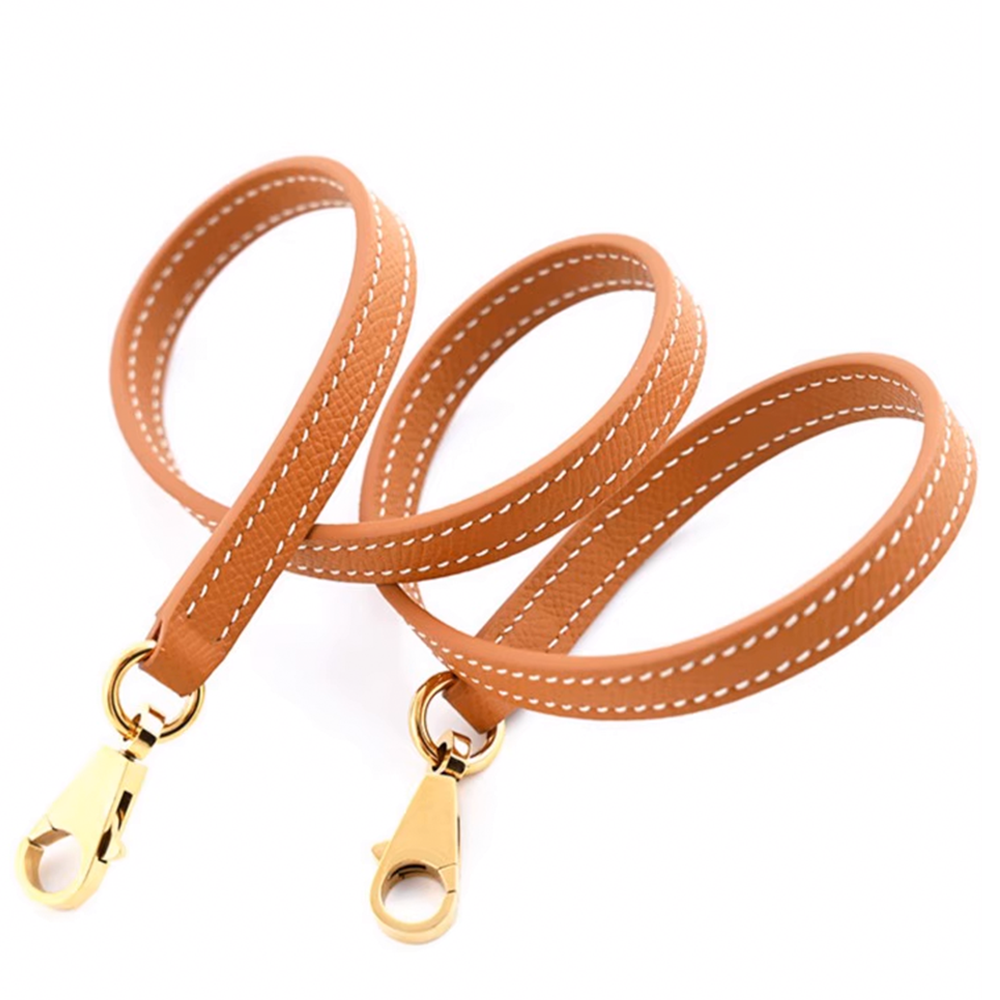 EP Leather Short Shoulder Strap, Single Shoulder Leather Bag Strap 78cm, Palm Grain Cowhide Handbag Strap, Bag Accessory