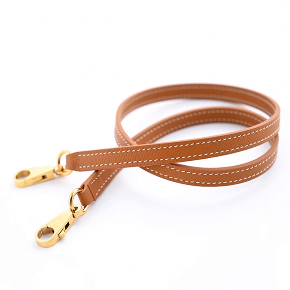 EP Leather Short Shoulder Strap, Single Shoulder Leather Bag Strap 78cm, Palm Grain Cowhide Handbag Strap, Bag Accessory