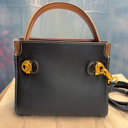 Double Crossbody Bag – Black