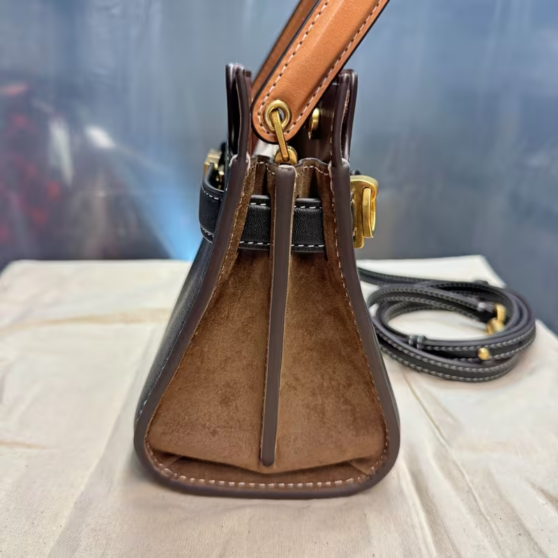 Double Crossbody Bag – Black