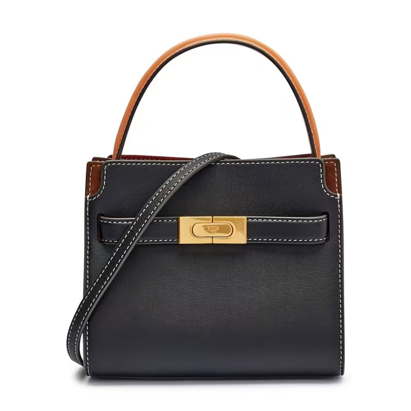 Double Crossbody Bag – Black