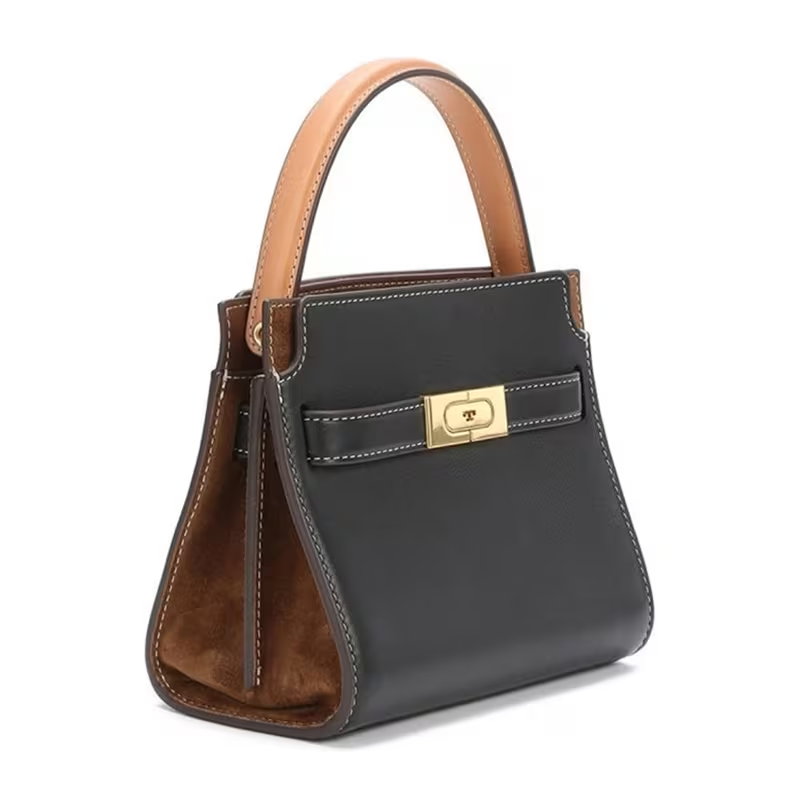 Double Crossbody Bag – Black