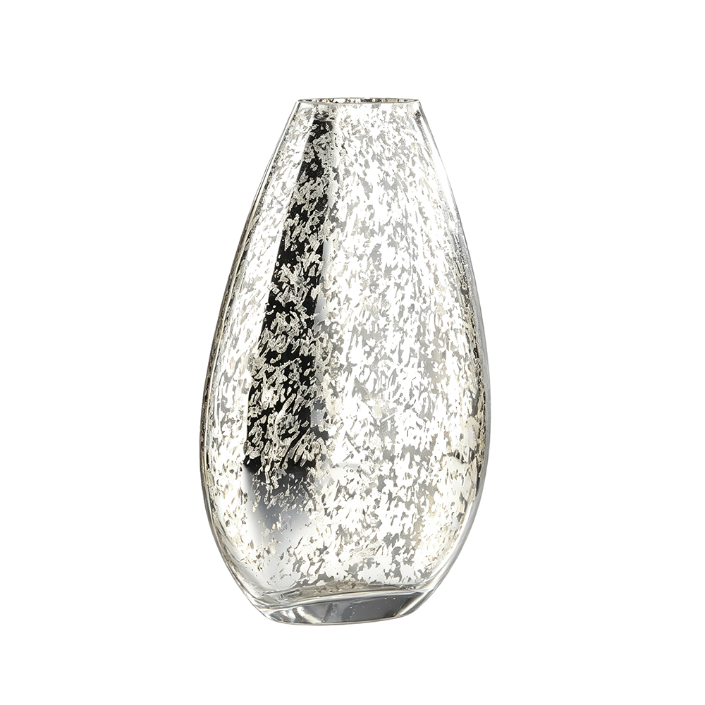95110	 L9.5"W4.5"H15.5" - MERCURY VASE