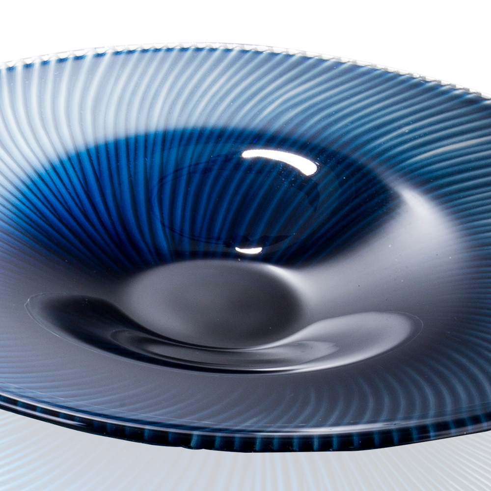 21162	 D21.3"H3.1" - ART GLASS PLATE