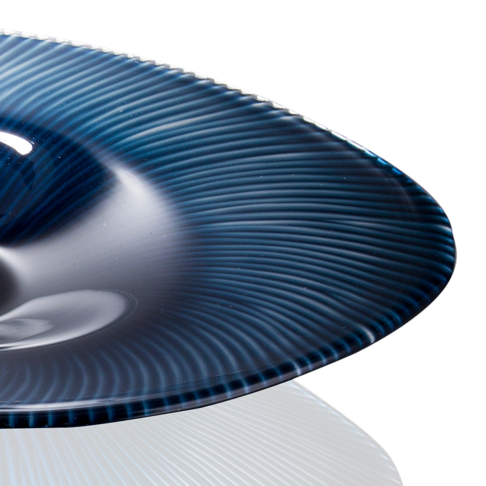 21162	 D21.3"H3.1" - ART GLASS PLATE