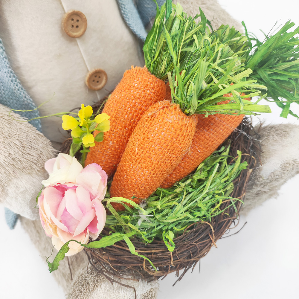 NE11029A2	 L8.5"W12"H21.5"EASTER BUNNY
