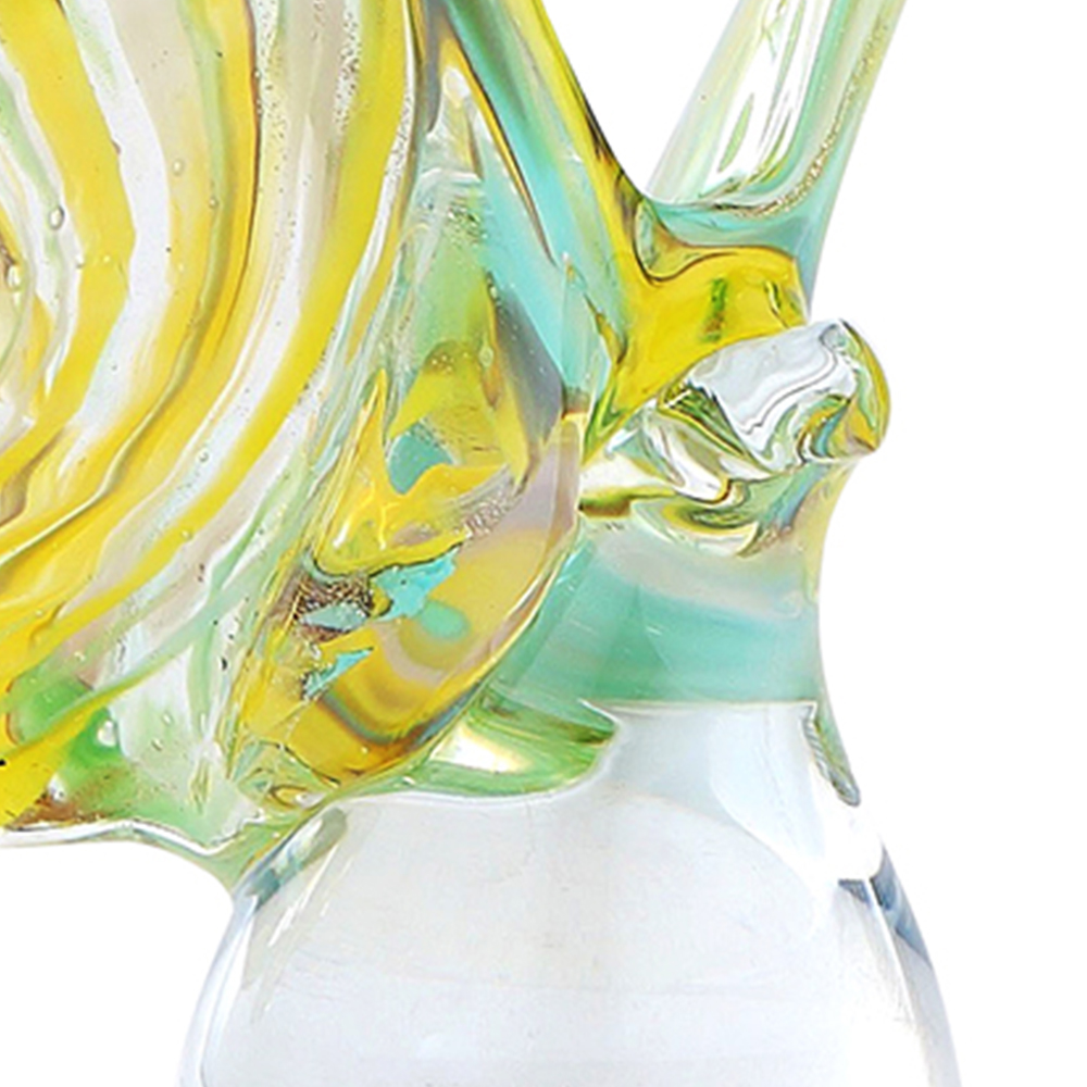 30060ASST	 L4.7"W3.1"H5.1" - ASSORTED COLORS GLASS BUTTERFLY FIGURINES