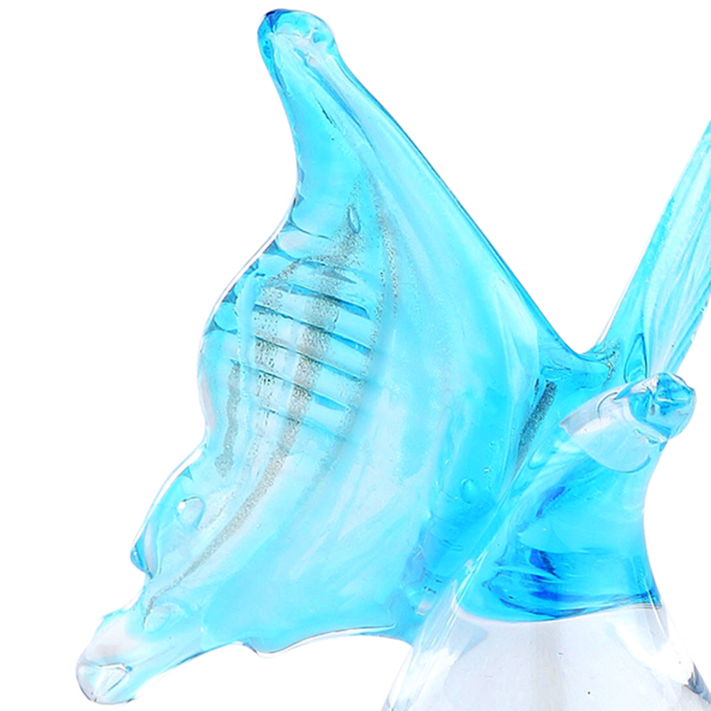 30060ASST	 L4.7"W3.1"H5.1" - ASSORTED COLORS GLASS BUTTERFLY FIGURINES