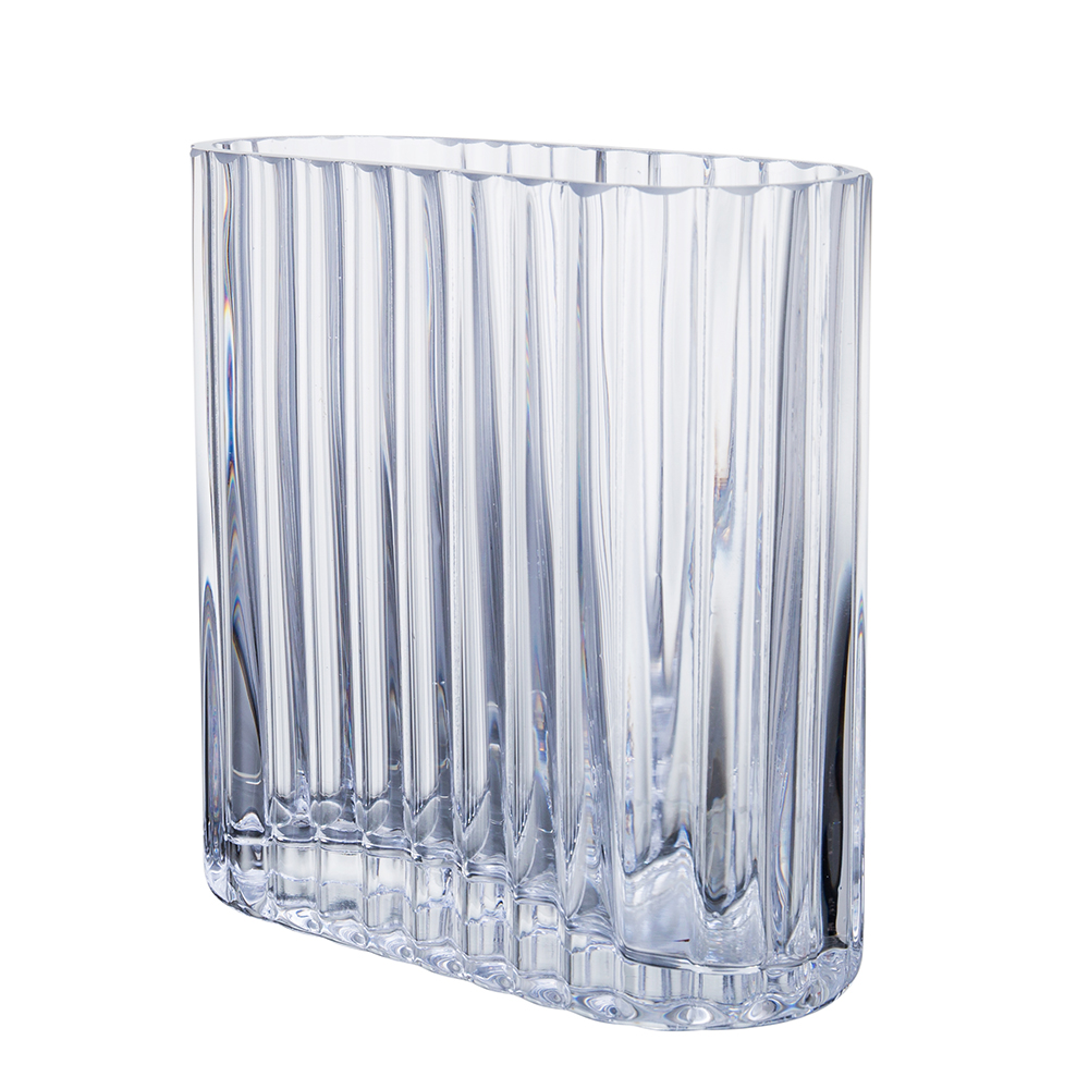45013	 L5.5"W2.5"H5.5" - GLASS VASE