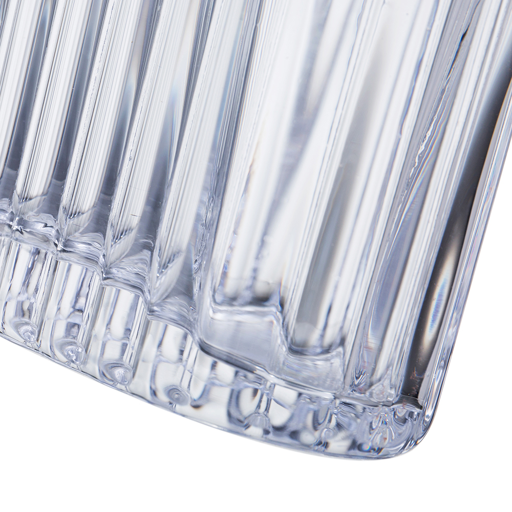45013	 L5.5"W2.5"H5.5" - GLASS VASE