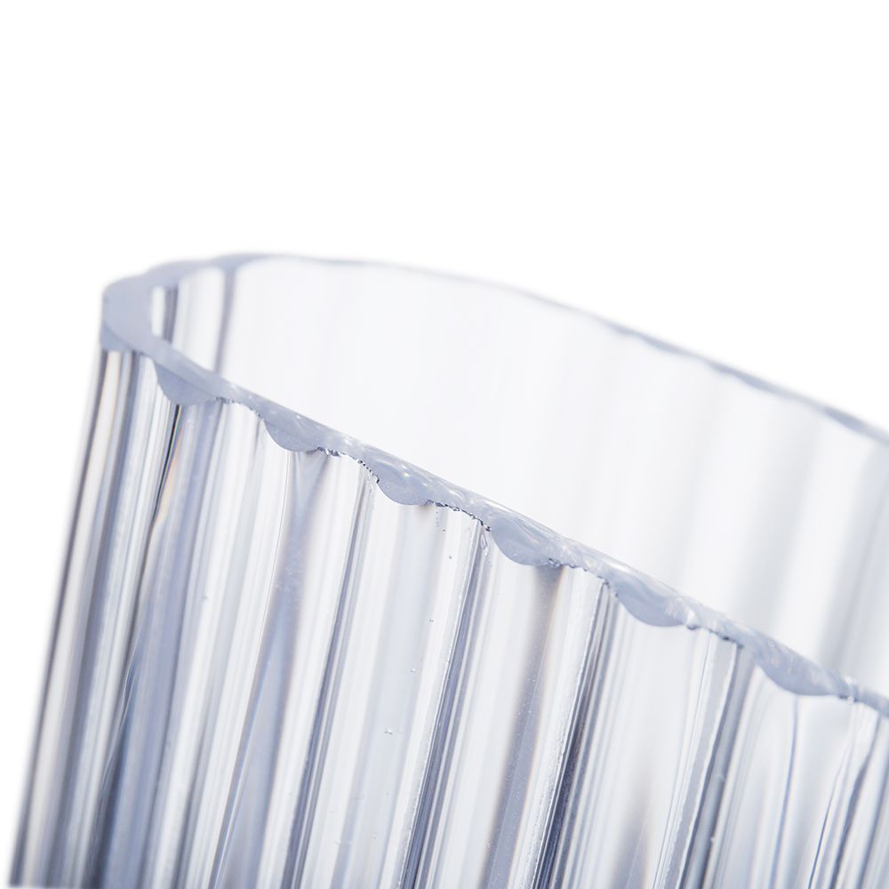 45013	 L5.5"W2.5"H5.5" - GLASS VASE