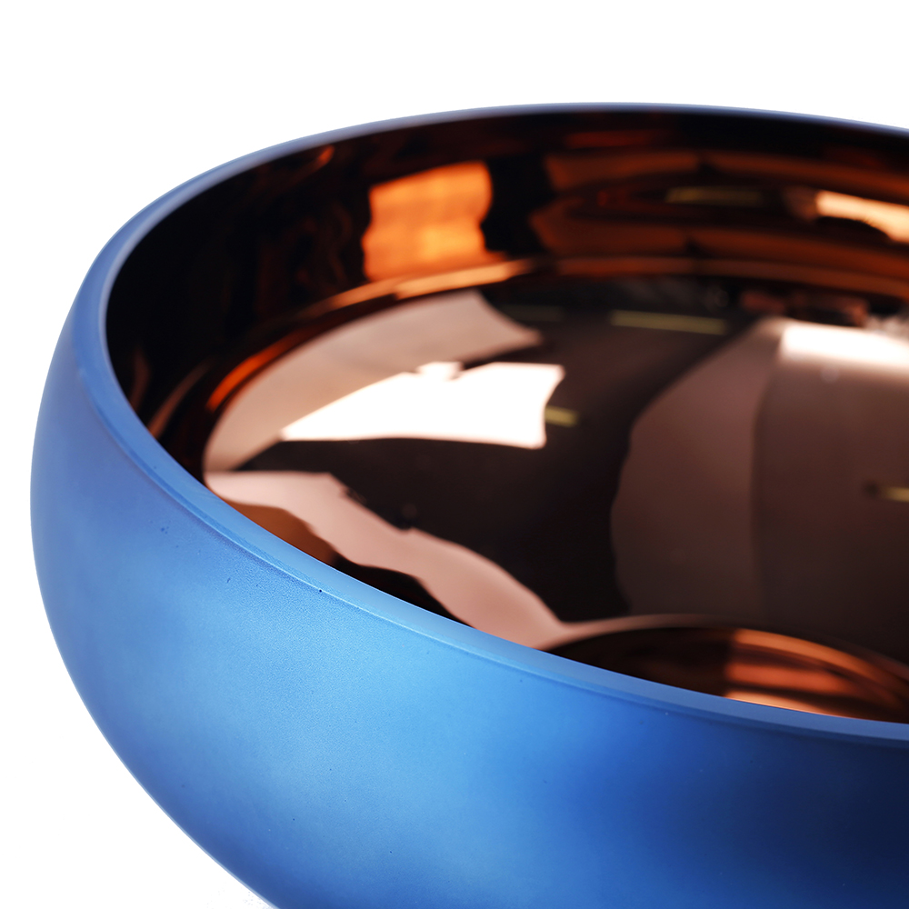 57576	 D9"H3" - DECORATIVE GLASS BOWL
