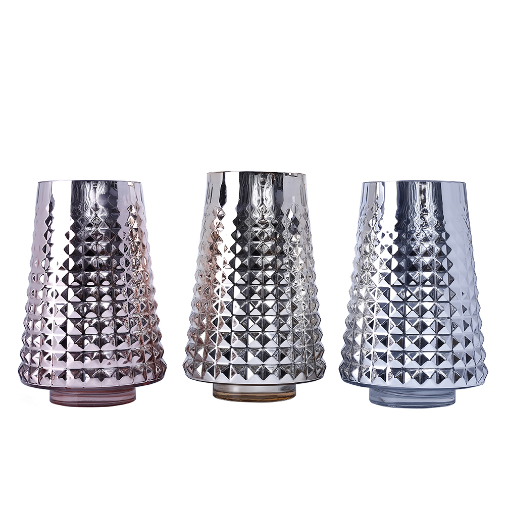 57537ASST	 D6.5"H10" - MERCURY ASSORTED VASES