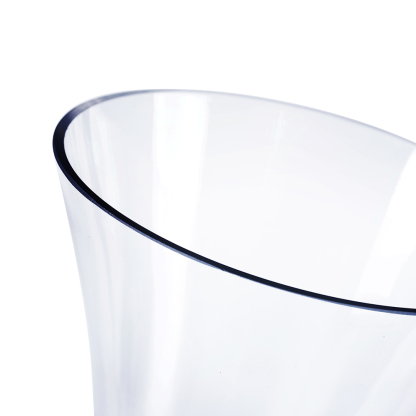 62041	 D6"H10" - CLEAR GLASS VASE