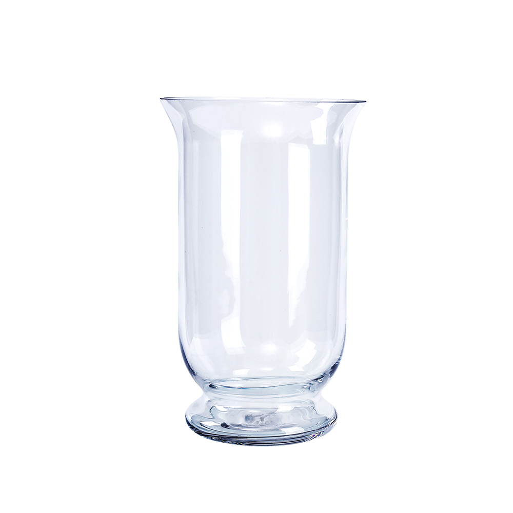 D5.7"H9.8" - GLASS HURRICANE VASE