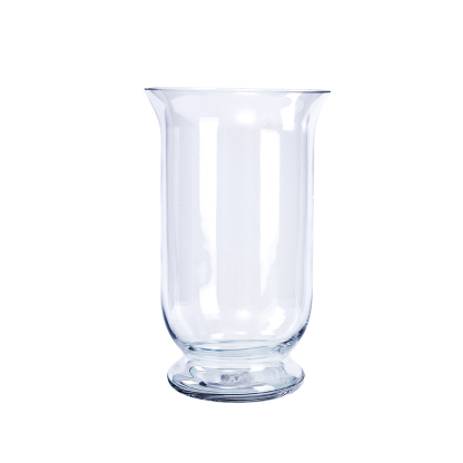 D5.7"H9.8" - GLASS HURRICANE VASE