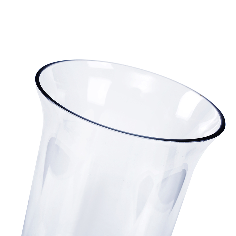 54003	 D5.7"H9.8" - GLASS HURRICANE VASE
